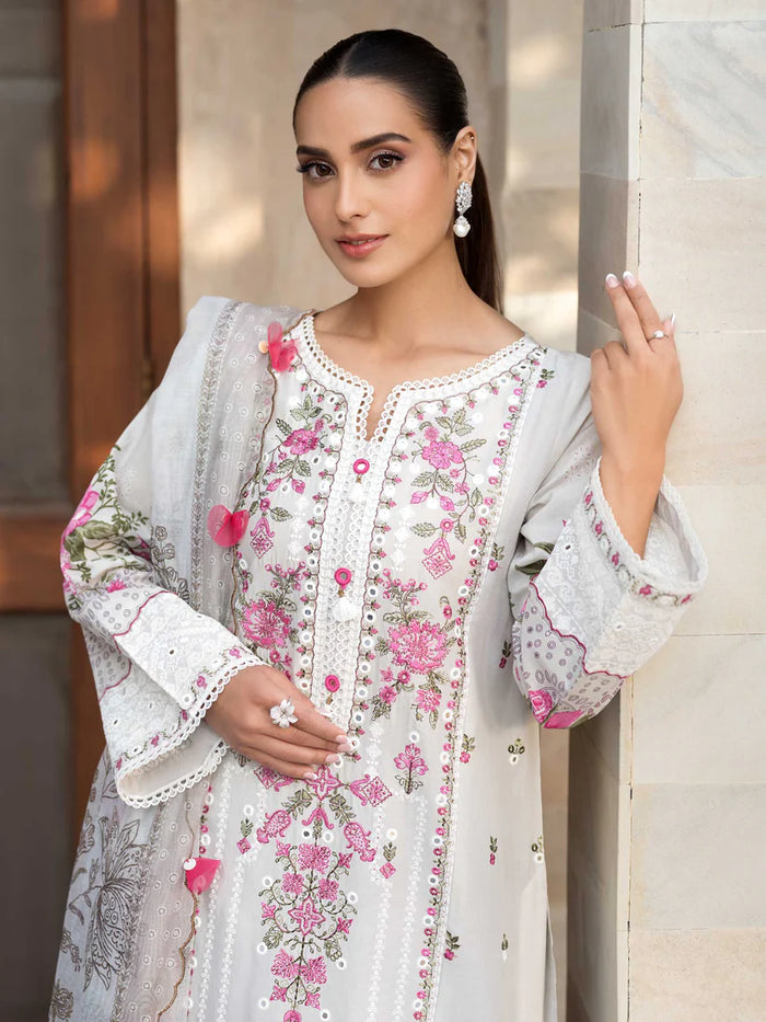 3 Piece Lawn Suit-Embroidered (Unstitched)